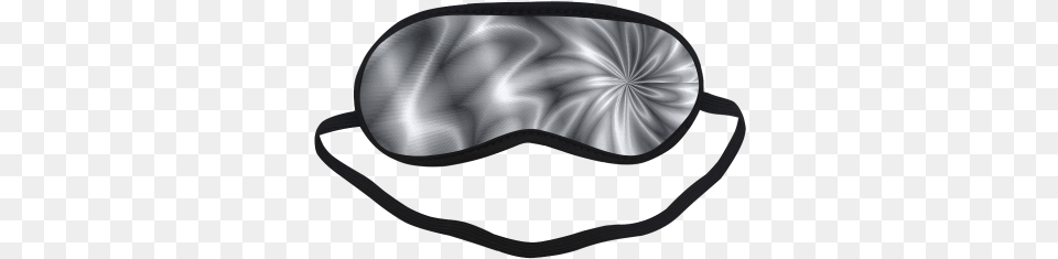 Silver Shiny Swirl Sleeping Mask Blindfold, Accessories, Goggles, Bag, Handbag Png