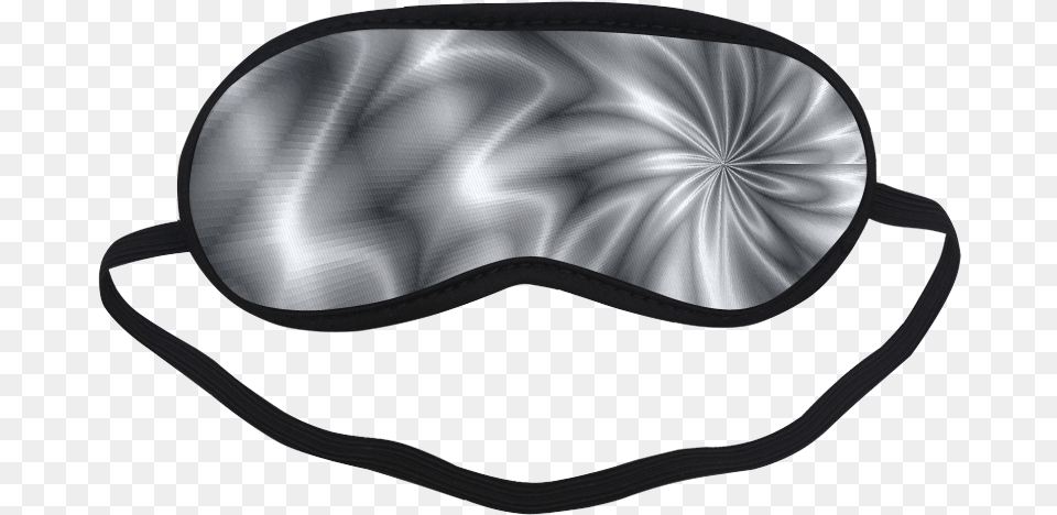 Silver Shiny Swirl Sleeping Mask Water Polo Sleep, Accessories, Goggles, Bag, Handbag Free Png Download