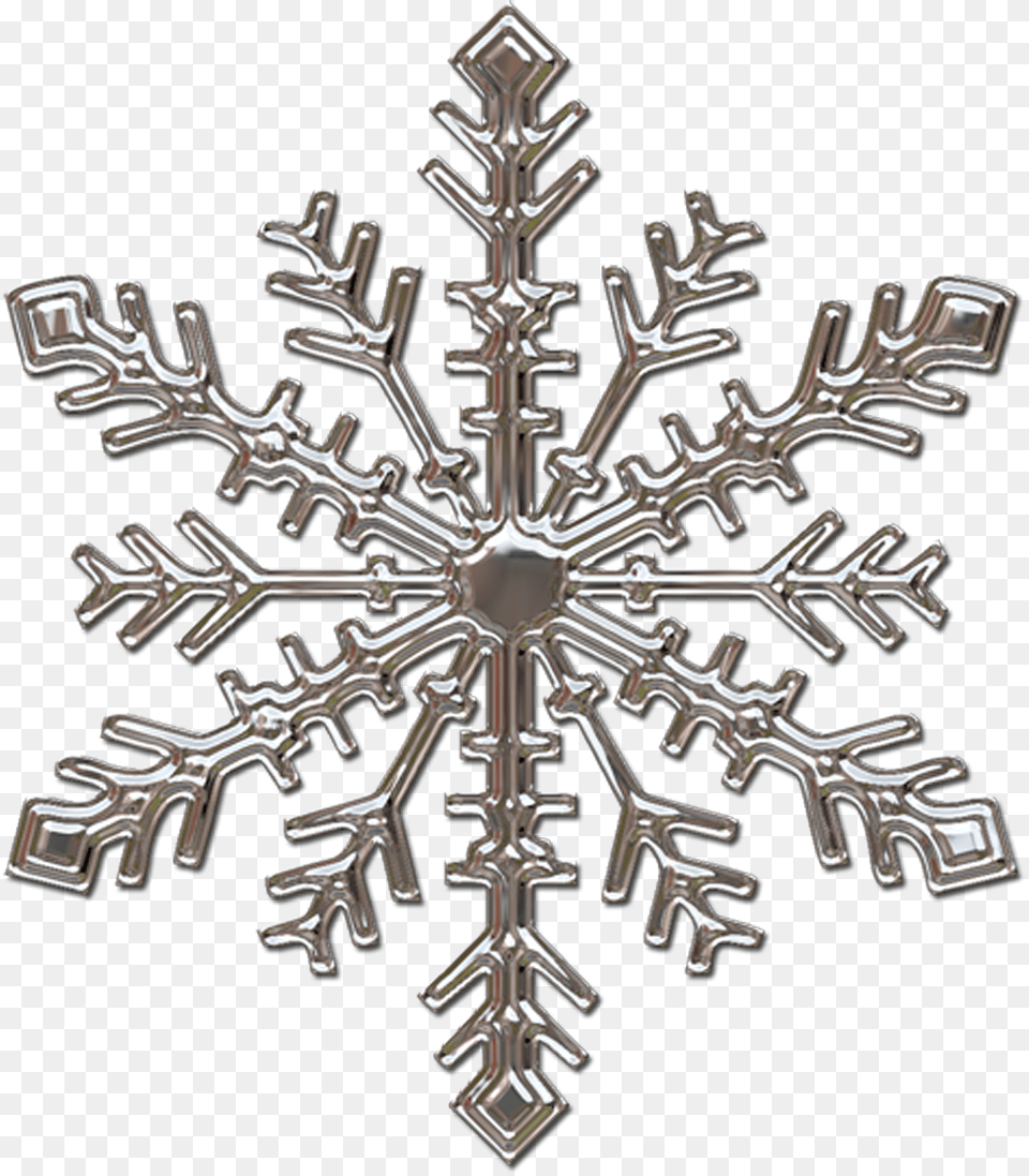 Silver Snowflake Anchor, Nature, Outdoors, Snow, Cross Png
