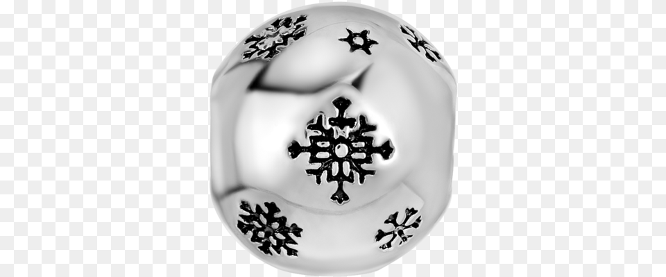 Silver Snowflake Bead For Dbw Interchangeable Bracelets Ring, Helmet, Nature, Outdoors, Snow Png