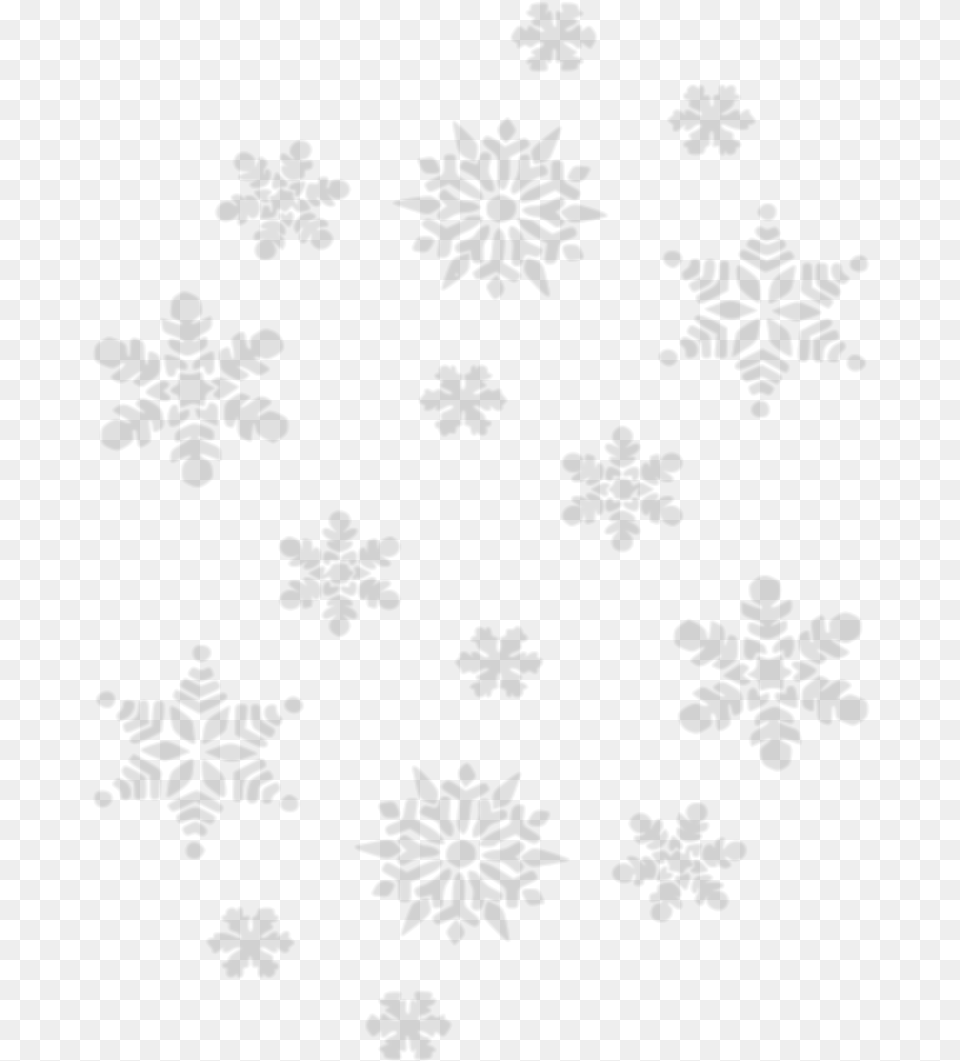 Silver Snowflake Clipart Transparent, Gray Free Png Download