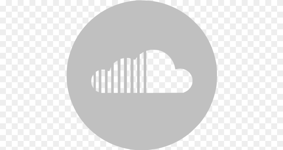 Silver Soundcloud 4 Icon Black Soundcloud Logo, Stencil, Disk Png
