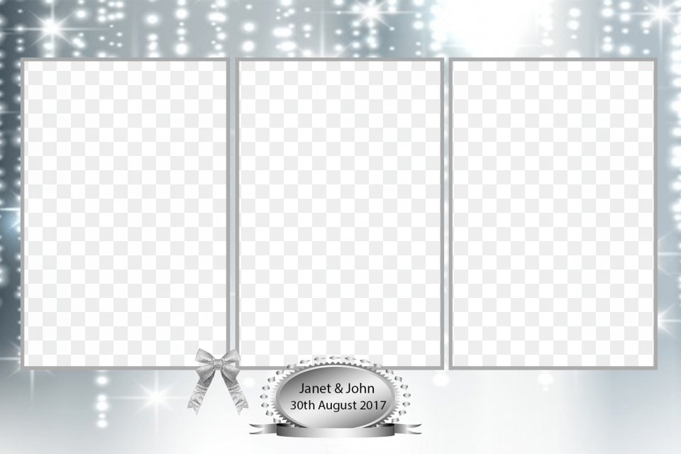 Silver Sparkles Bow Left Pattern, Lighting, Nature, Outdoors, White Board Png Image