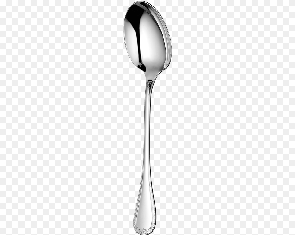 Silver Spoon Christofle Malmaison Serving Spoon Silverplated, Cutlery Free Png
