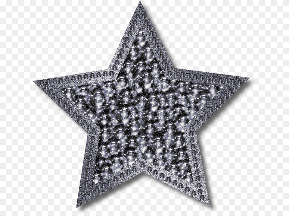 Silver Star, Symbol, Accessories, Cross, Star Symbol Free Png Download