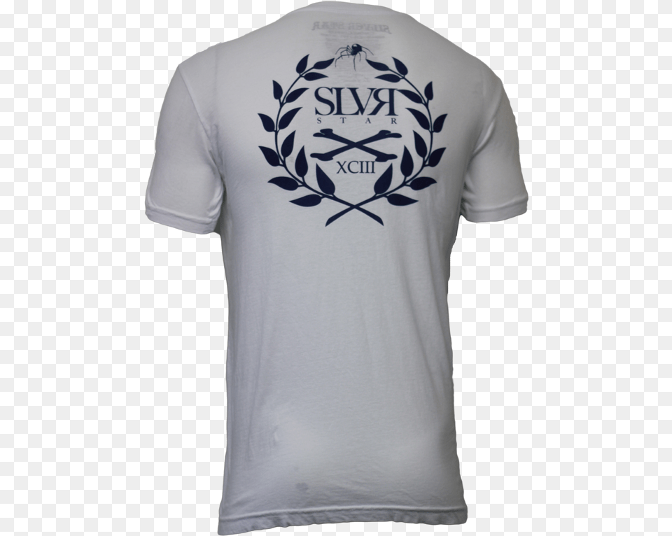 Silver Star Anderson Silva Spider Tee Laurel Wreath, Clothing, Shirt, T-shirt, Animal Free Png Download