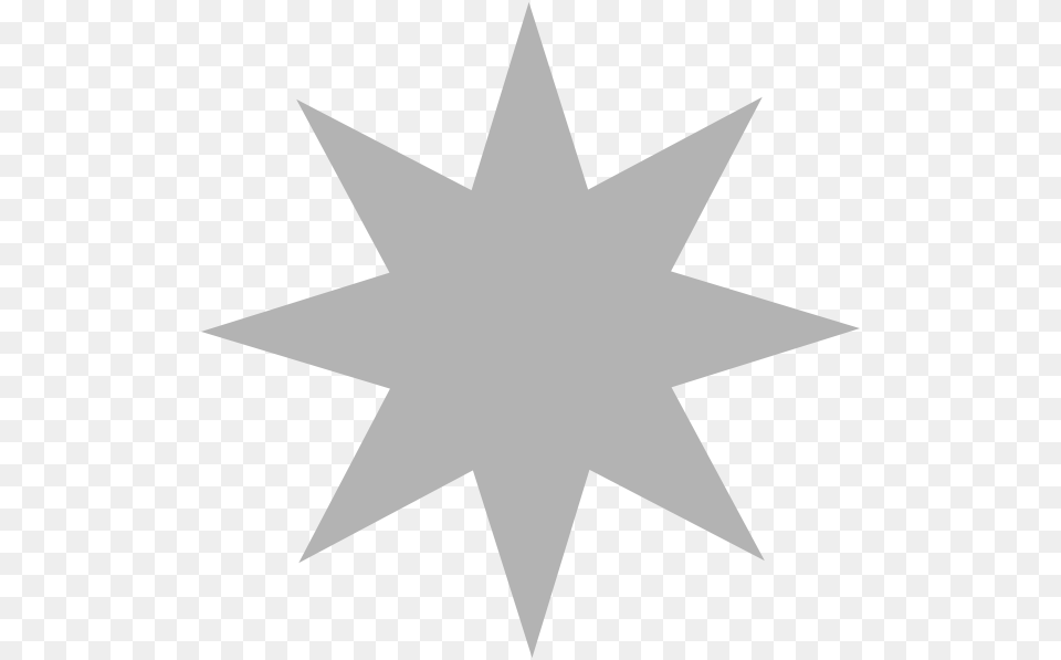 Silver Star Clip Art At Clker Corona Diffraction, Star Symbol, Symbol, Animal, Fish Png