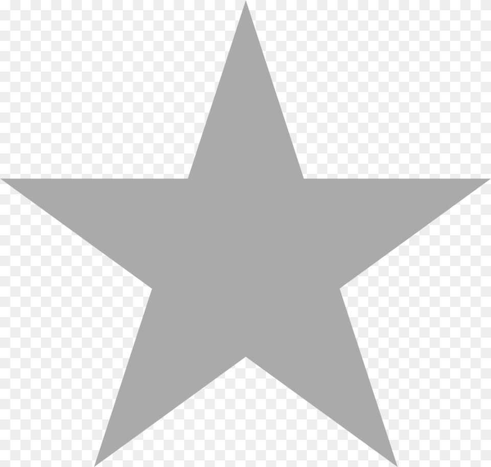 Silver Star Grey Star, Star Symbol, Symbol Free Png