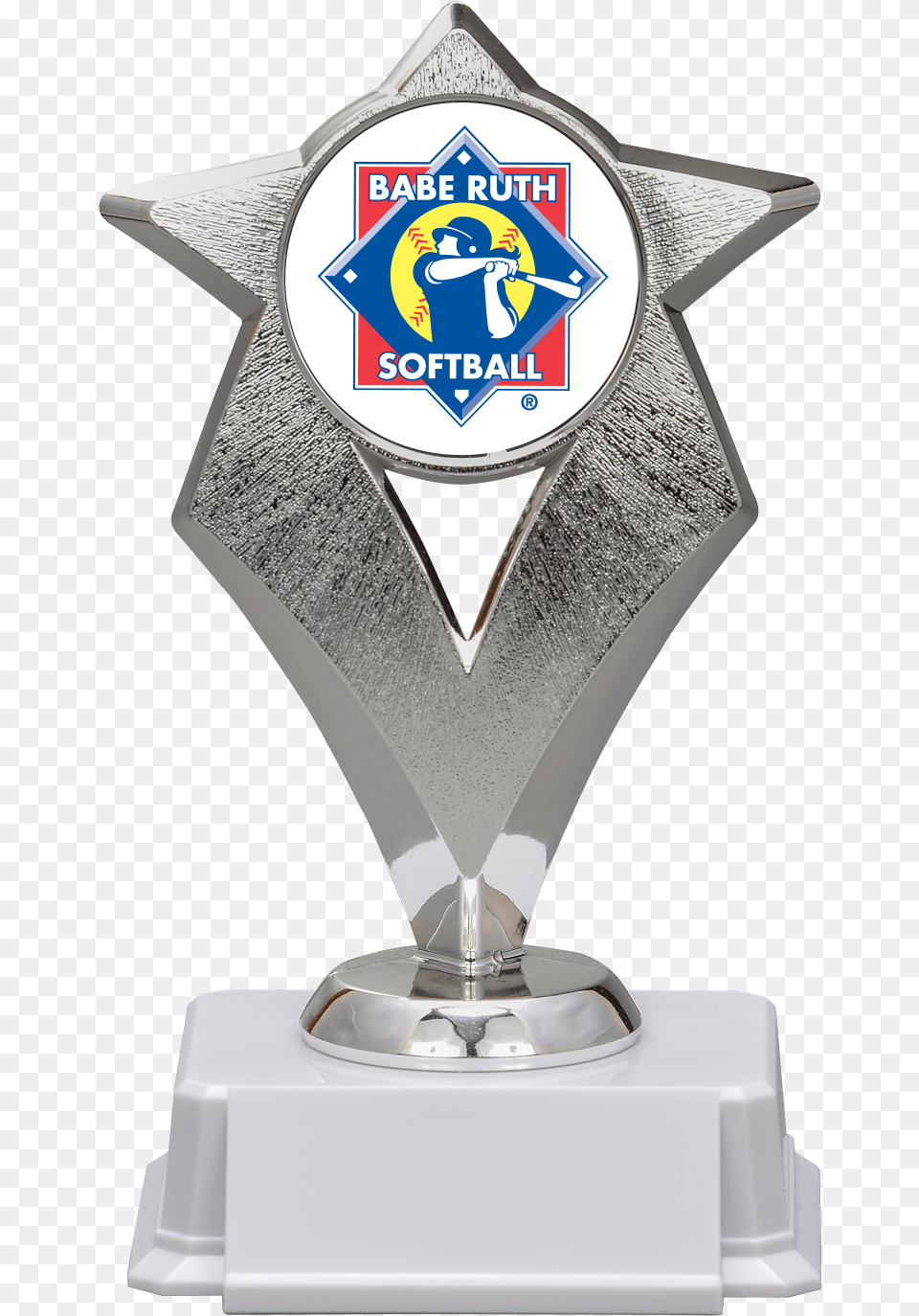 Silver Star Trophy Babe Ruth Softball, Logo Free Transparent Png