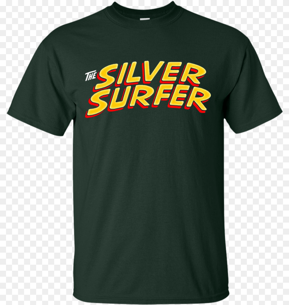 Silver Surfer Classic Title Clean Silver Surfer T Shirt Knock Knock Whos There Race Condition, Clothing, T-shirt Png Image