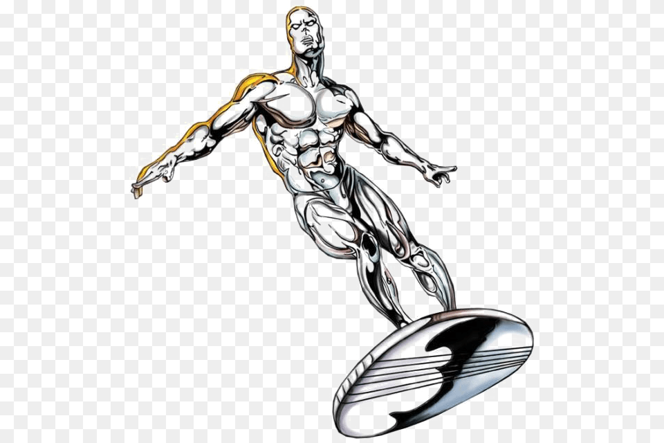 Silver Surfer Transparent Arts, Adult, Female, Person, Woman Png Image