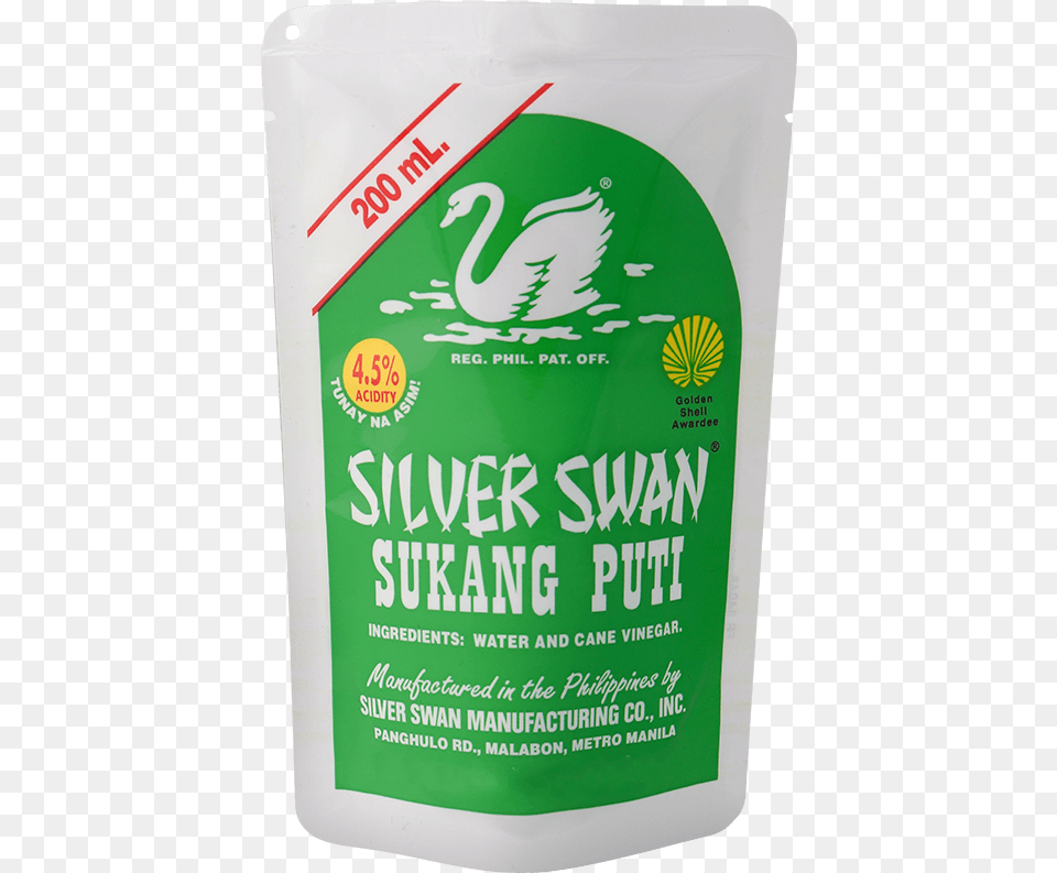 Silver Swan Sukang Puti 200ml Silver Swan Suka, Powder, Herbal, Herbs, Plant Png Image