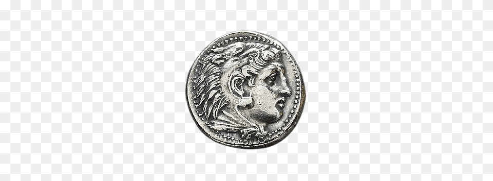 Silver Tetradrachm Coin, Money, Accessories, Jewelry, Locket Png