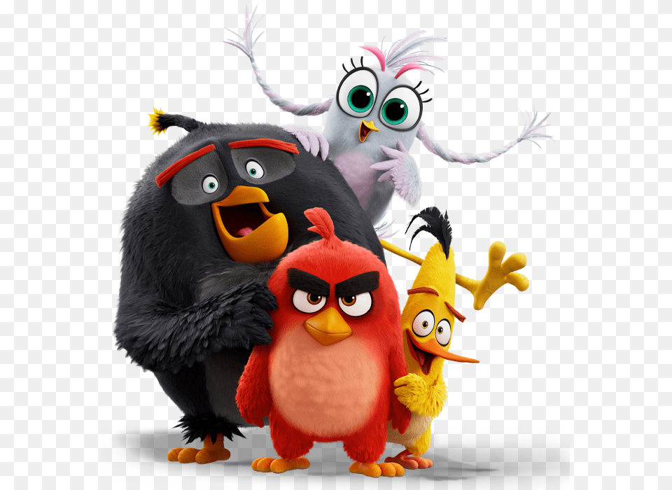 Silver The Angry Birds Movie, Toy Png