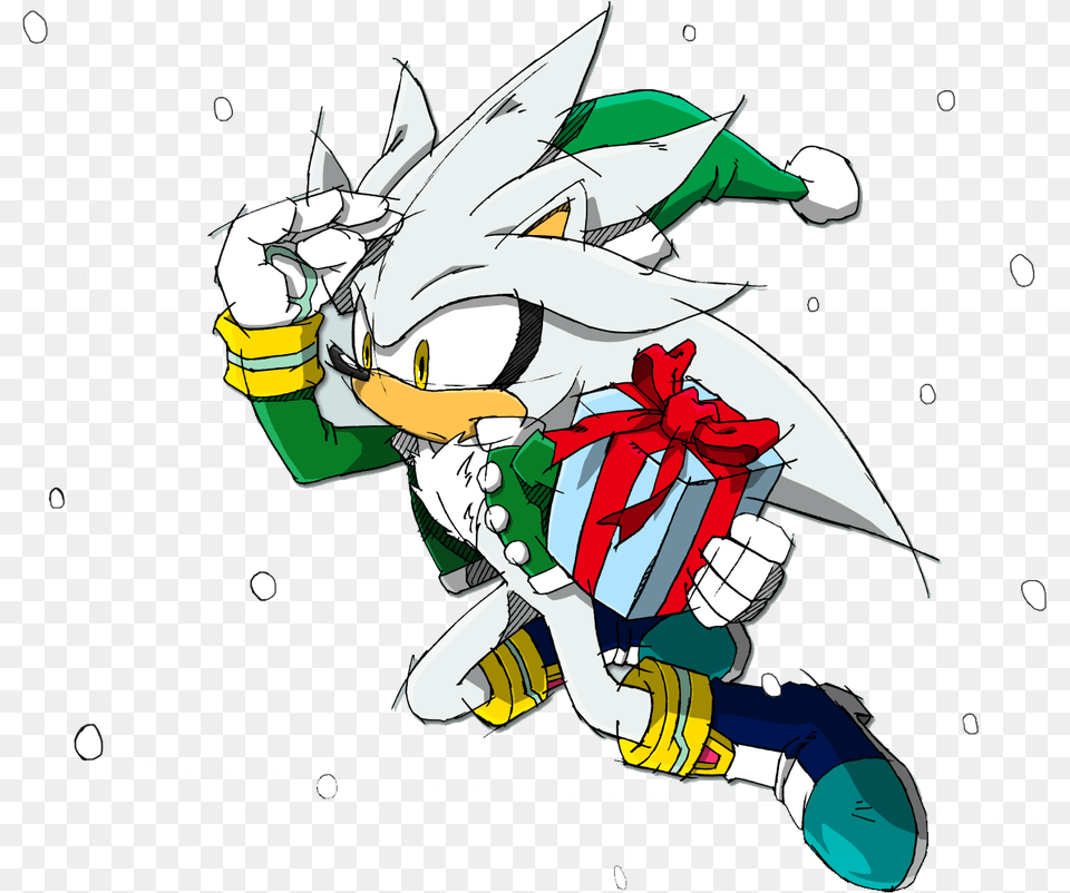 Silver The Hedgehog Silver The Hedgehog Christmas, Book, Comics, Publication, Baby Png Image