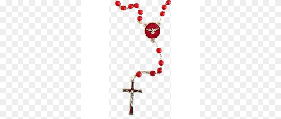 Silver Tone Confirmation Box With Rosary Lumen Mundi, Accessories, Cross, Symbol, Bead Free Png