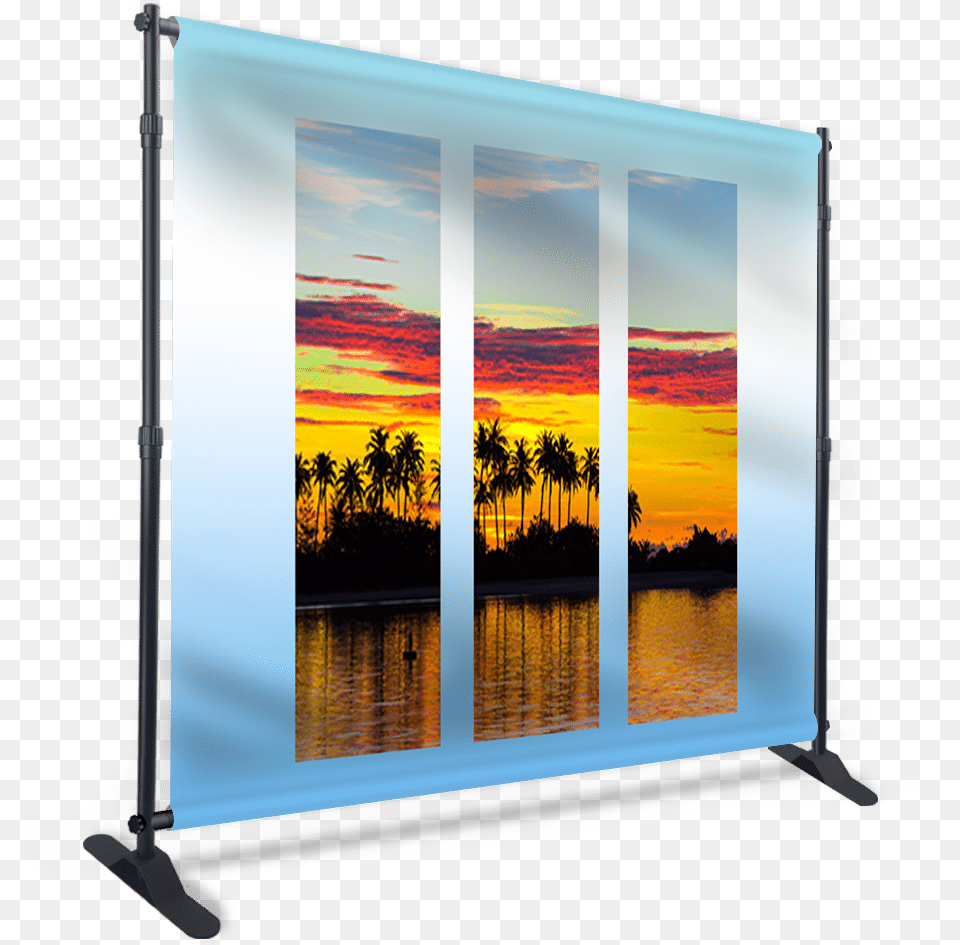 Silver Trade Show Package Adjustable Backdrop Banner Stand, Door, Sliding Door, Electronics, Screen Free Transparent Png