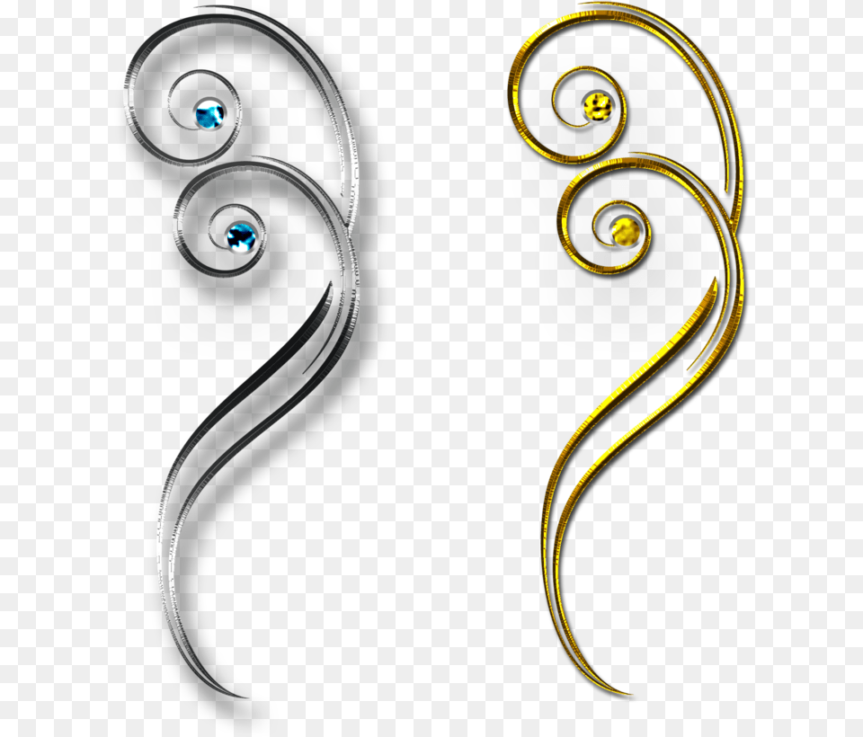 Silver Transparent Flourish, Art, Floral Design, Graphics, Pattern Png