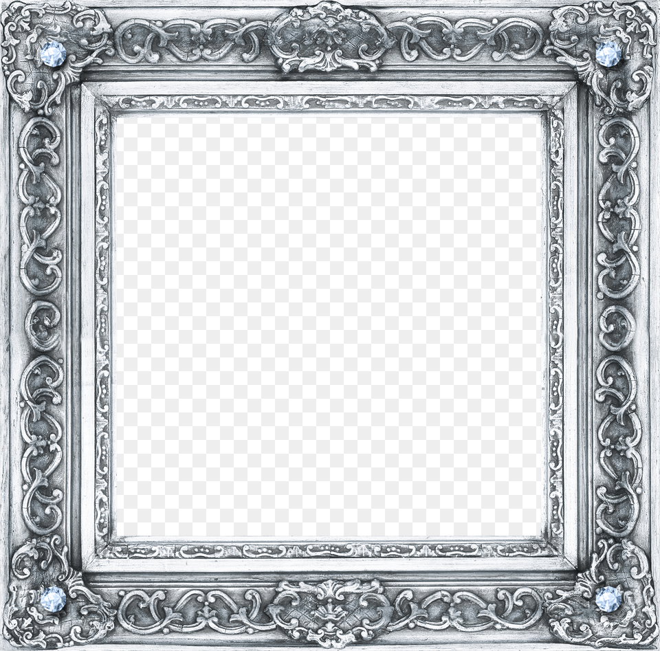 Silver Vintage Frame Vintage Frames Strong Enemy Of The World Png