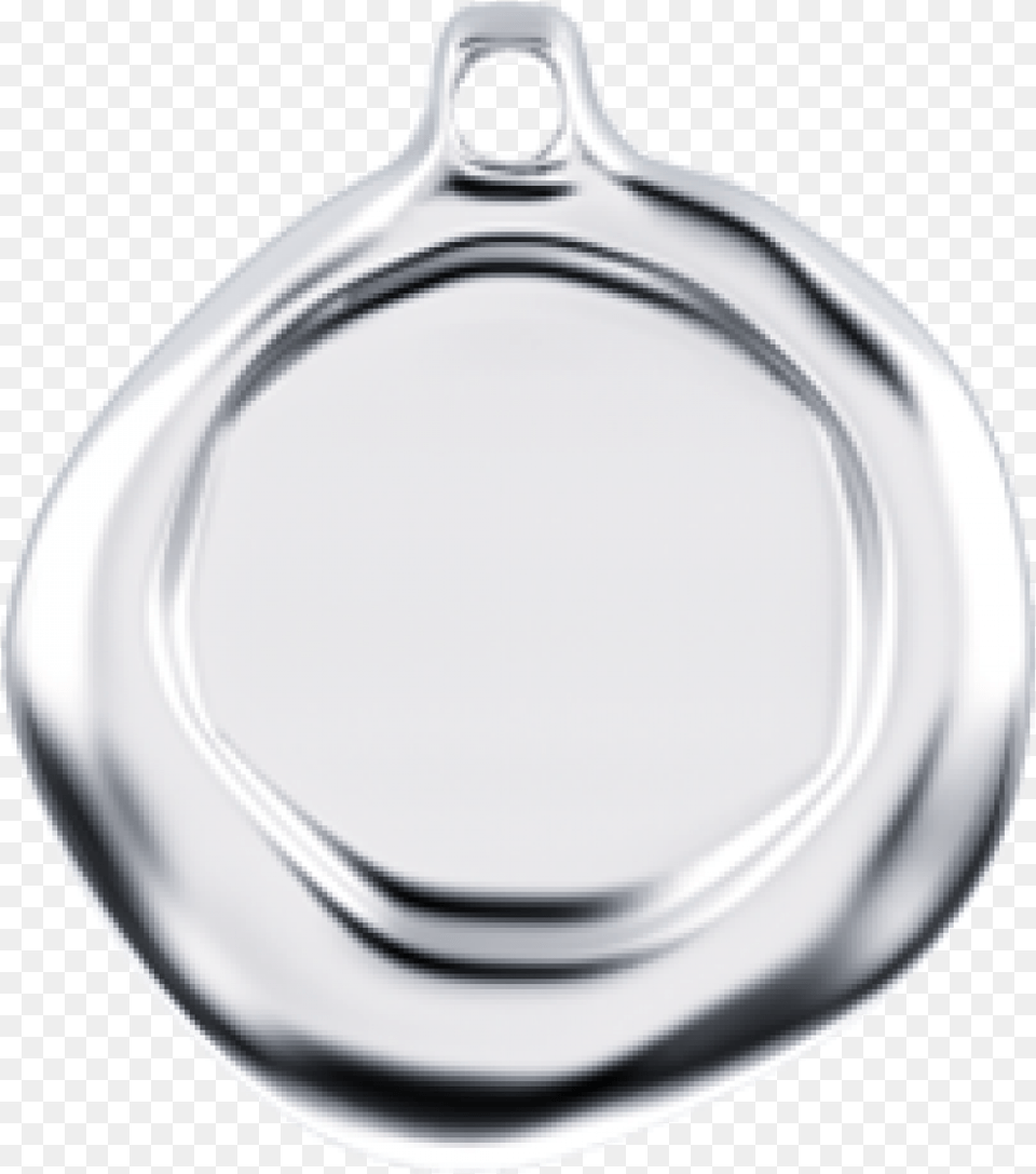 Silver Wax Stamp Pendant Pendant, Food, Meal, Accessories Free Png Download