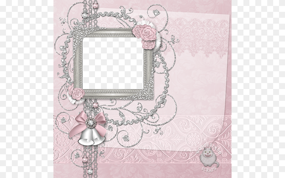 Silver Wedding Frame Valentine39s Day, Pattern Png