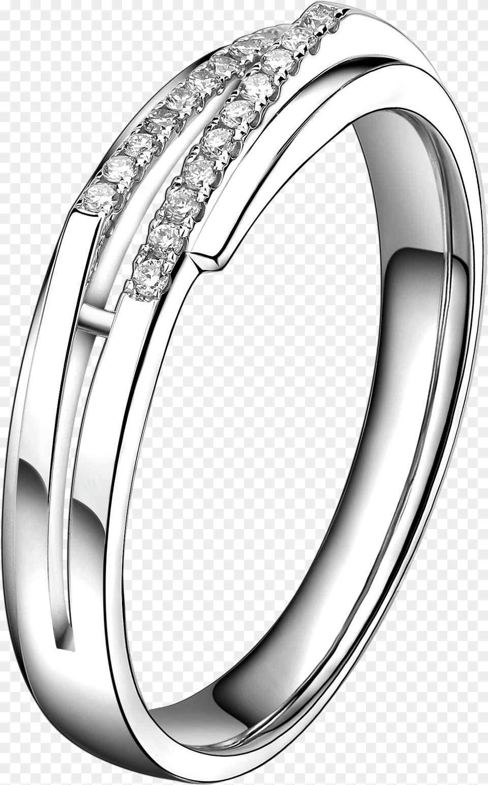 Silver Wedding Rings Engagement Ring, Platinum, Accessories, Jewelry, Diamond Free Png Download