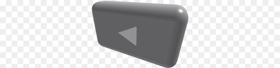 Silver Youtube Play Button Solid, Mailbox, Bag Free Png