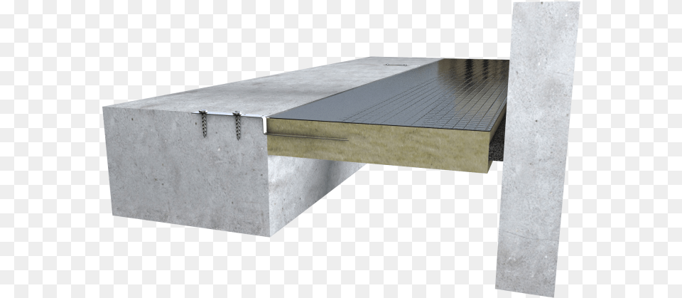 Silverliner Closed State Cavity Barrier Has Been Developed Coffee Table, Bench, Furniture, Aluminium, Coffee Table Free Png