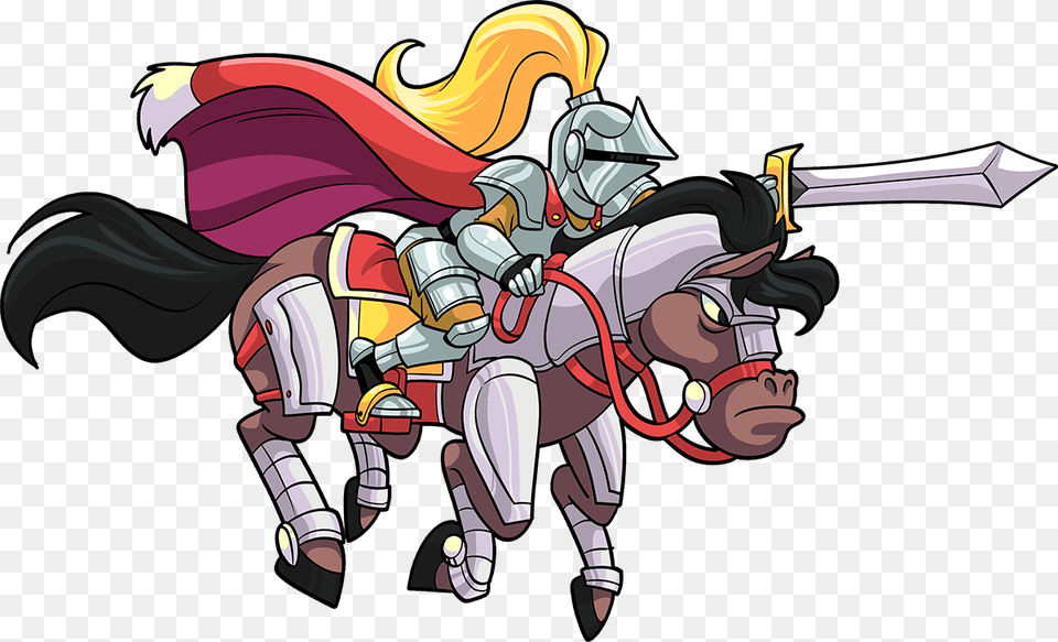 Silvershield Knight Cartoon, Book, Comics, Publication, Baby Png Image