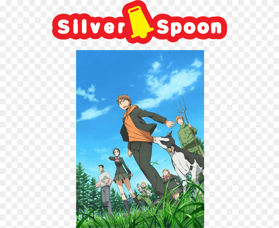 Silverspoon Gin No Saji Silver Spoon Original Soundtrack, Adult, Publication, Person, Woman Png Image