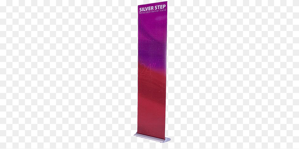 Silverstep Retractable Banner Stand 24 Banner, Purple Free Transparent Png
