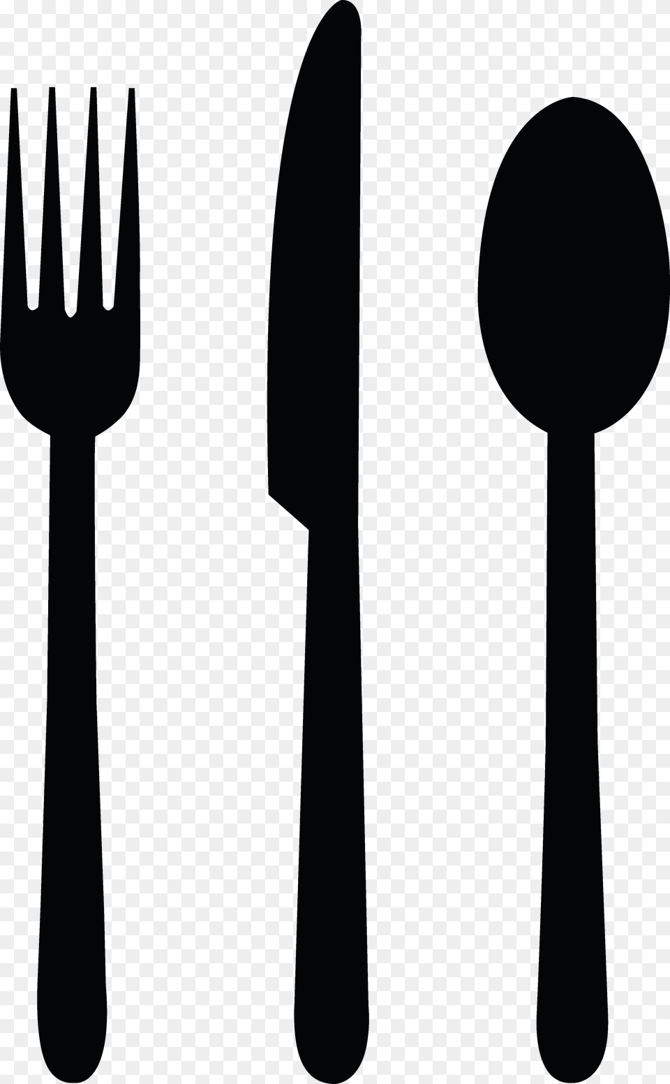 Silverware Clip Art Black, Cutlery, Fork, Spoon, Blade Free Png