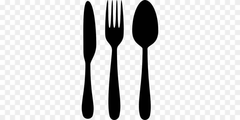 Silverware Cutlery Spoon Fork Cricut Adventures, Gray Png Image