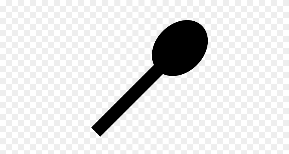 Silverware Spoon Cooking Spoon Kitchen Accessory Icon With, Gray Free Transparent Png