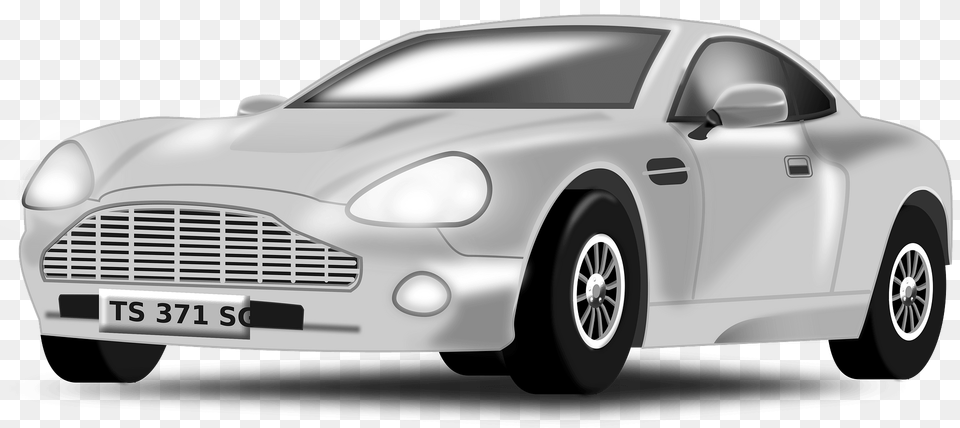 Silvery Car Clipart, Coupe, Sports Car, Transportation, Vehicle Png
