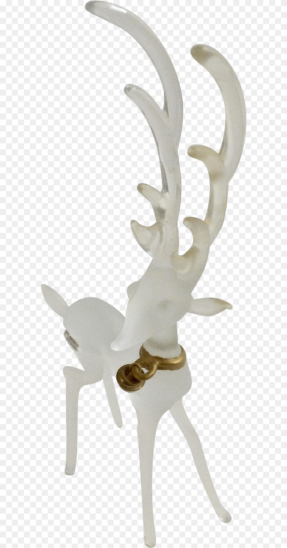 Silvestri Deer Frosted U0026 Clear Glass Reindeer Christmas Reindeer, Antler, Bow, Weapon Free Png Download