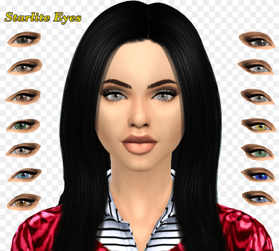 Sim S 4 Eyes Girl, Adult, Person, Head, Female Png