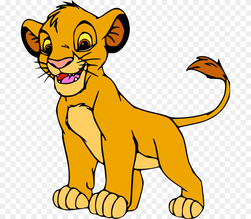 Simba Clipart Lion King, Animal, Mammal, Wildlife, Baby Free Png