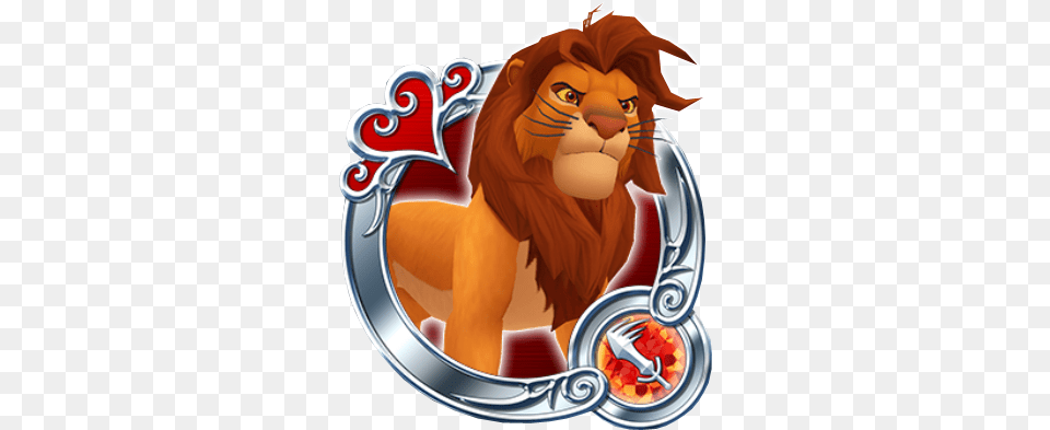 Simba Kingdom Hearts Mulan Mushu, Animal, Lion, Mammal, Wildlife Png Image