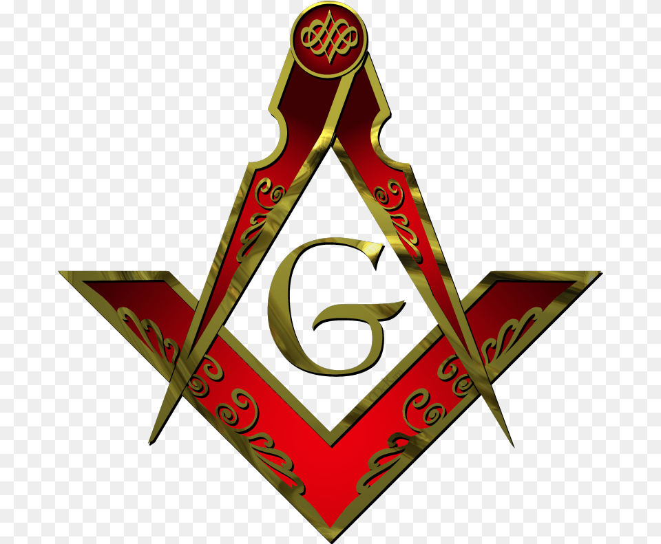 Simbolo Da Red Masonic Compass And Square, Logo, Badge, Emblem, Symbol Free Png Download