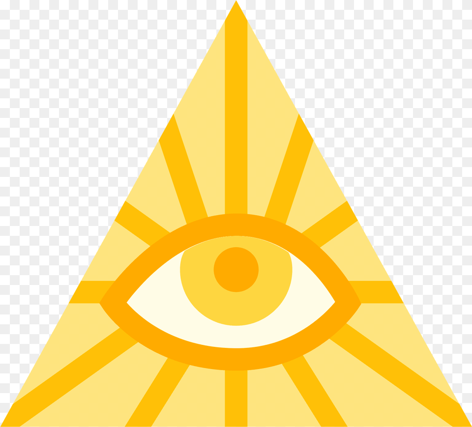 Simbolo De Illuminati, Triangle, Lighting Free Png Download