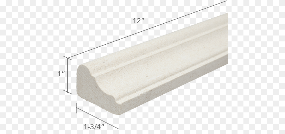 Simena Honed Cornice Concrete, Foam Free Png