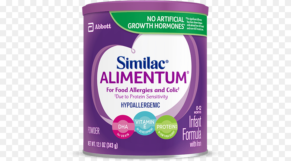 Similac Alimentum Hypoallergenic Formula Similac, Can, Tin Free Transparent Png