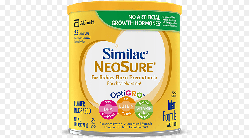 Similac Neosure Baby Formula Brands, Can, Tin Free Png
