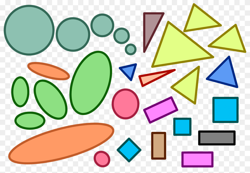 Similar Geometric Shapes, Triangle, Art Png