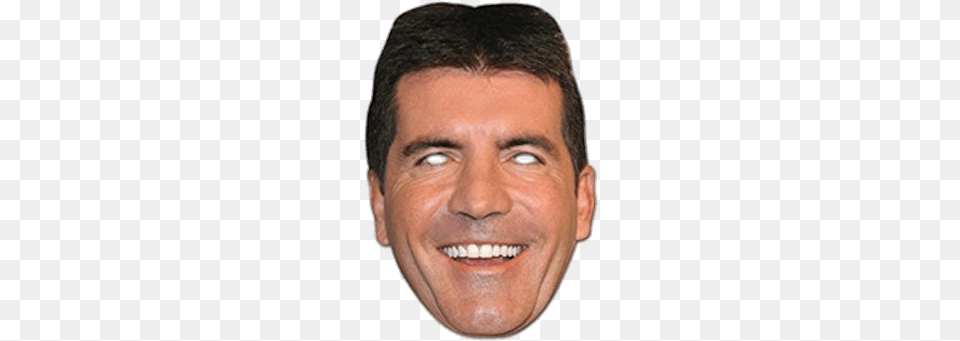 Simon Cowell Mask, Teeth, Body Part, Face, Happy Free Transparent Png