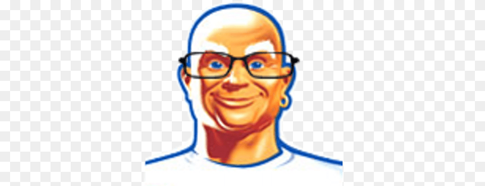 Simon Dixon Mr Clean Face Accessories, Person, Head, Glasses Free Transparent Png