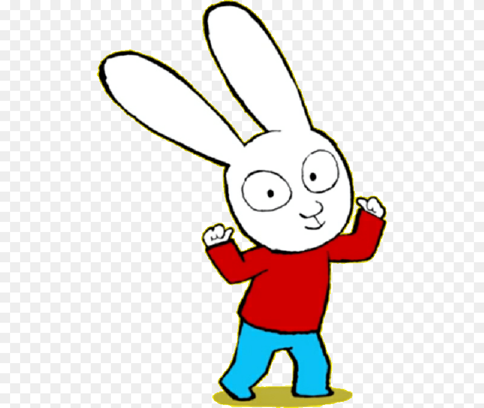 Simon Simonrabbit Happy Rabbits Cartoon Simon Cartoon, Baby, Person, Face, Head Free Png