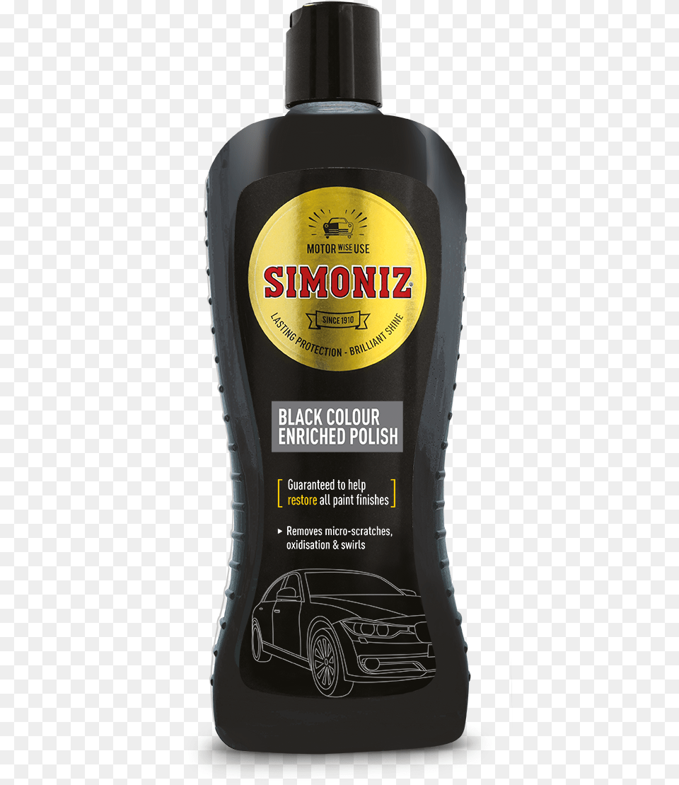 Simoniz Black Colour Polish, Bottle, Machine, Wheel, Car Png