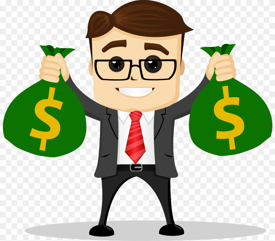 Simple And Actionable Ways To Make Money Right Now Man With Money Clipart, Accessories, Baby, Formal Wear, Person Png